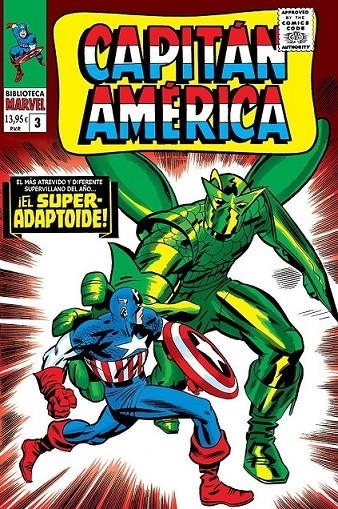 BIBLIOTECA MARVEL CAPITÁN AMÉRICA # 03 DE 1966 A 1967 | 9788410513761 | STAN LEE - JACK KIRBY - JACK SPARLING - GIL KANE - ROY THOMAS | Tienda de Cómics, Manga, Magic y Pokémon en Torrejón de Ardoz