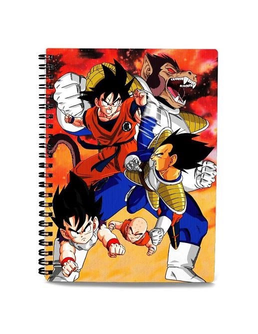 LIBRETA EFECTO 3D GOKU VS VEGETA DRAGON BALL Z | 8435450253225 | Tienda de Cómics, Manga, Magic y Pokémon en Torrejón de Ardoz