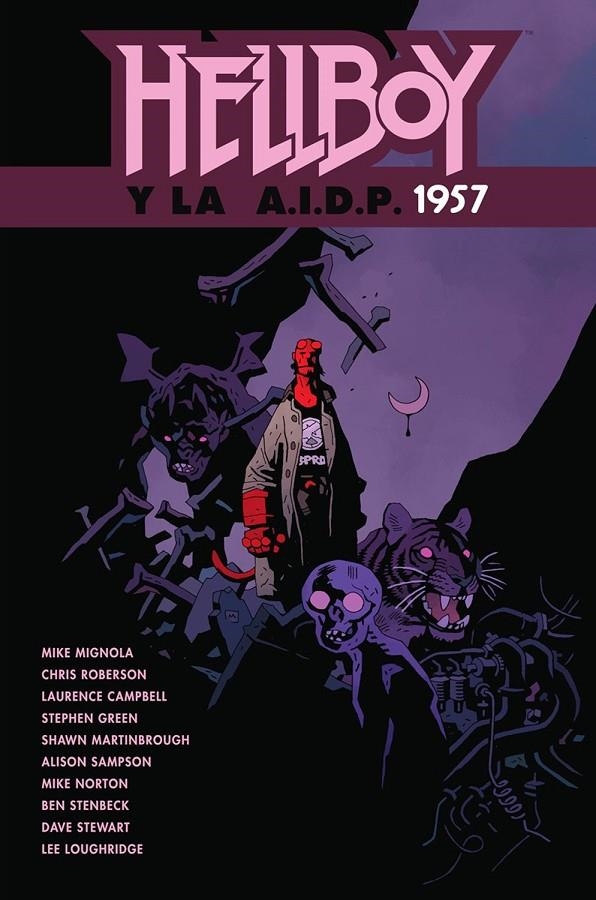 HELLBOY 31. HELLBOY Y LA AIDP 1957 | 9788467970319 | MIKE MIGNOLA - DAVE STEWART - CHRIS ROBERSON - LAURENCE CAMPBELL - STEPH GREEN - SHAWN | Tienda de Cómics, Manga, Magic y Pokémon en Torrejón de Ardoz