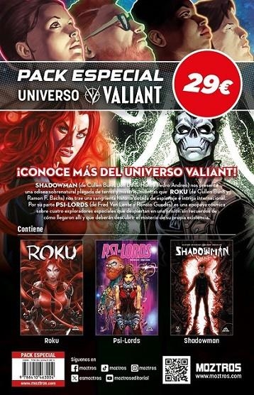 UNIVERSO VALIANT (PACK ESPECIAL) | 9788410463004 | CULLEN BUNN - RAMÓN F. BACHS - FRED VAN LENTE - RENATO GUEDES - PEDRO ANDREO - JON DAVIS-HUNT | Tienda de Cómics, Manga, Magic y Pokémon en Torrejón de Ardoz