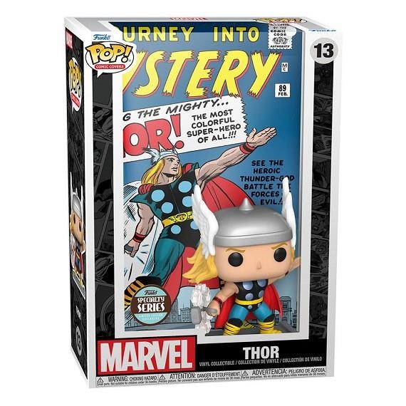 Marvel Funko POP! Comic Cover Vinyl Figura Classic Thor 9 cm 13 | 889698631471 | Tienda de Cómics, Manga, Magic y Pokémon en Torrejón de Ardoz