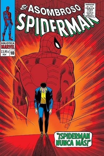 BIBLIOTECA MARVEL EL ASOMBROSO SPIDERMAN # 10 DE 1967 | 9788410514515 | STAN LEE - JOHN ROMITA - ROSS ANDRU | Tienda de Cómics, Manga, Magic y Pokémon en Torrejón de Ardoz