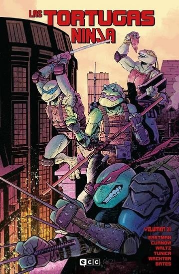 LAS TORTUGAS NINJA VOL. 21 | 9788410330221 | BOBBY CURNOW - BRAHM REUEL - CHRIS JOHNSON - DAVE WACHTER - IAN FLYNN - KEVIN EASTMAN - MARK TORRES | Tienda de Cómics, Manga, Magic y Pokémon en Torrejón de Ardoz