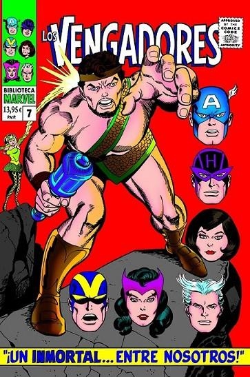 BIBLIOTECA MARVEL LOS VENGADORES # 07 DE 1967 | 9788410514775 | ROY THOMAS - JOHN BUSCEMA | Tienda de Cómics, Manga, Magic y Pokémon en Torrejón de Ardoz