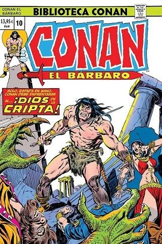 BIBLIOTECA CONAN. CONAN EL BARBARO 10 | 9788410514720 | MIKE PLOOG - ROY THOMAS - JOHN BUSCEMA | Tienda de Cómics, Manga, Magic y Pokémon en Torrejón de Ardoz