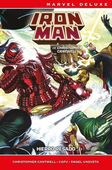 IRON MAN DE CHRISTOPHER CANTWELL MARVEL DELUXE # 01 HIERRO PESADO | 9788410514942 | CAFU - CHRISTOPHER CANTWELL - ÁNGEL UNZUETA | Tienda de Cómics, Manga, Magic y Pokémon en Torrejón de Ardoz