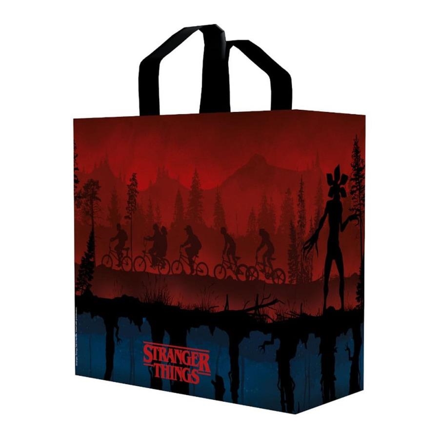 STRANGER THINGS BOLSA RECICLABLE CON ASAS 40X45X20 | 3328170000819 | Tienda de Cómics, Manga, Magic y Pokémon en Torrejón de Ardoz