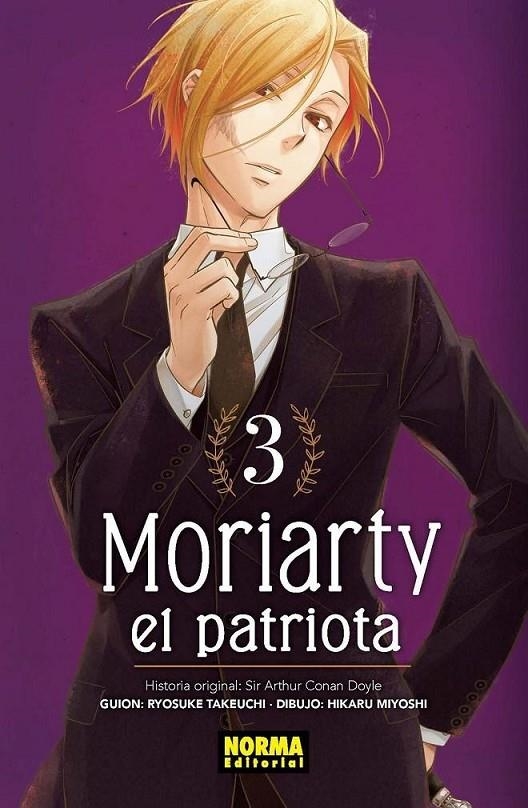 MORIARTY EL PATRIOTA 03 (NUEVO PVP) | 9788467961096 | RYOSUKE TAKEUCHI, HIKARU MIYOSHI | Tienda de Cómics, Manga, Magic y Pokémon en Torrejón de Ardoz