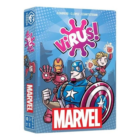 JUEGO DE MESA VIRUS MARVEL | 8425402885758 | Tienda de Cómics, Manga, Magic y Pokémon en Torrejón de Ardoz