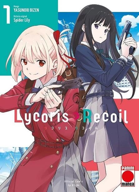 LYCORIS RECOIL 01 | 9788410513389 | YASUNORI BIZEN - SPIDER LILY | Tienda de Cómics, Manga, Magic y Pokémon en Torrejón de Ardoz