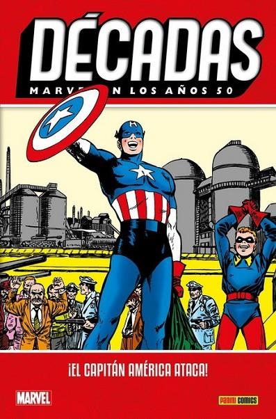 MARVEL EN LOS AÑOS 50. ¡EL CAPITAN AMERICA ATACA! | 9788410514836 | STAN LEE - HOWARD CHAYKIN - JOHN ROMITA | Tienda de Cómics, Manga, Magic y Pokémon en Torrejón de Ardoz