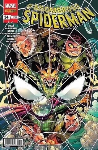 EL ASOMBROSO SPIDERMAN 34  # 243 | 977000533900900243 | ZEB WELLS - TODD NAUCK | Tienda de Cómics, Manga, Magic y Pokémon en Torrejón de Ardoz