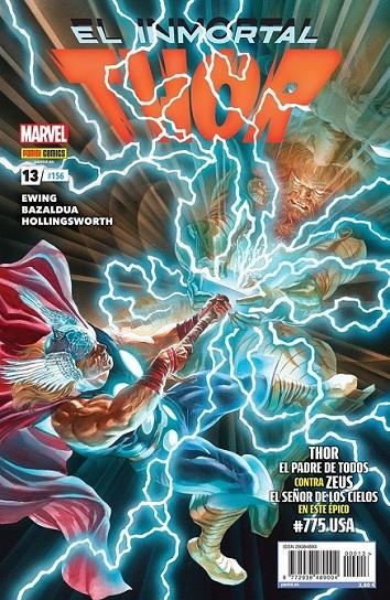 EL INMORTAL THOR 13  # 156 | 977293848900400013 | JAN BAZALDUA - AL EWING | Tienda de Cómics, Manga, Magic y Pokémon en Torrejón de Ardoz